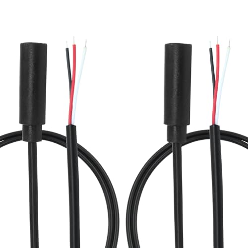 Jiozermi 4 Stück 0,9 m Ersatz 3,5 mm Buchse auf blankes Kabel, offenes Ende, TRS 3-poliges Stereo-Audiokabel, 0,3 cm 3,5 mm TRS-Buchse, Stecker-Adapter für Lautsprecher, Kopfhörer, Mikrofon Jiozermi 4 Stück 0,9 m Ersatz 3,5 mm Buchse auf blankes Kabel, offenes Ende, TRS 3-poliges Stereo-Audiokabel, 0,3 cm 3,5 mm TRS-Buchse, Stecker-Adapter für Lautsprecher, Kopfhörer, Mikrofon von Jiozermi