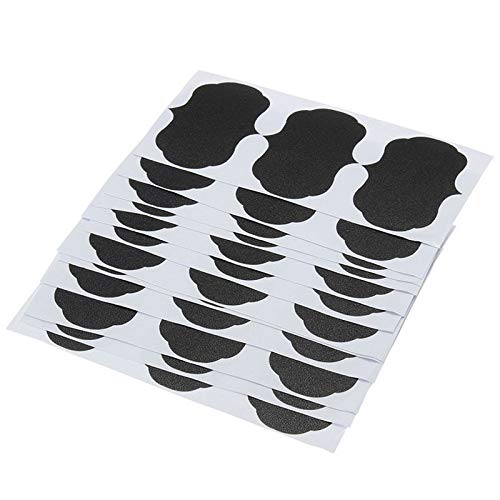 Tafel-Kreidetafel-Aufkleber, Glas-Kreide, 36 Stück, Tafel, Küchenaufkleber, Etiketten, Basteln, andere Haftnotizen (Schwarz, Einheitsgröße) von Jipersuo