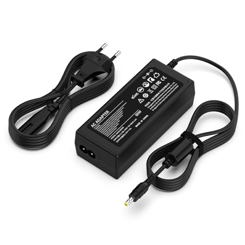 12V 5A 60W Netzteil Adapter für LED Lichtstreifen, LCD TFT Bildschirm Monitor, Fernseher DVD TV, Wireless Router, 3D Drucker, Kamerasystem, Verstärker, DC 5.5mm Transformator Trafo Ladekabel Ladegerät von Jippofu