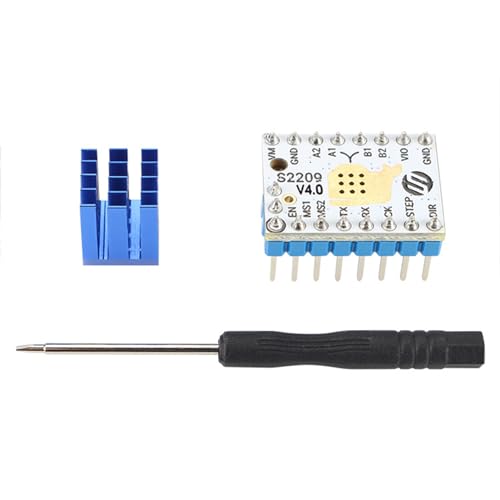 Jiqoe 1Set TMC2209 V4.0 Schrittmotortreiber Für 3D Drucker Mit Kühlkörper Mikroschritte Strom 2 8APeak Für Reprap Ramps1.4MKS TMC2209 V4.0 Schrittmotor von Jiqoe
