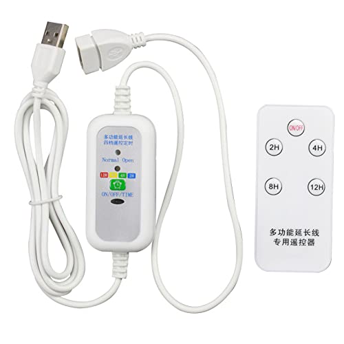 Jiqoe Universal 1 5 V USB Verlängerung Fernbedienung Timing Power Kabel Für USB Deckenventilator USB Fan USB LED Licht Lampe Und Mehr USB Power Hub 100 W von Jiqoe