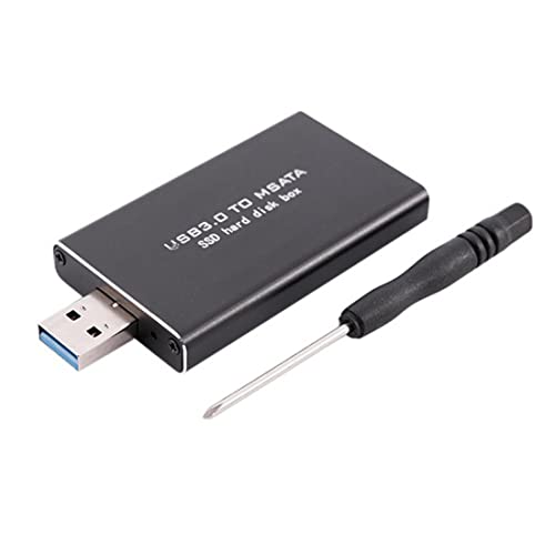 Jisapmzu MSATA zu USB USB 3.0 zu MSATA SSD GehäUse USB3.0 zu MSATA GehäUse Festplattenadapter M2 SSD Externe HDD Box HDD GehäUse von Jisapmzu