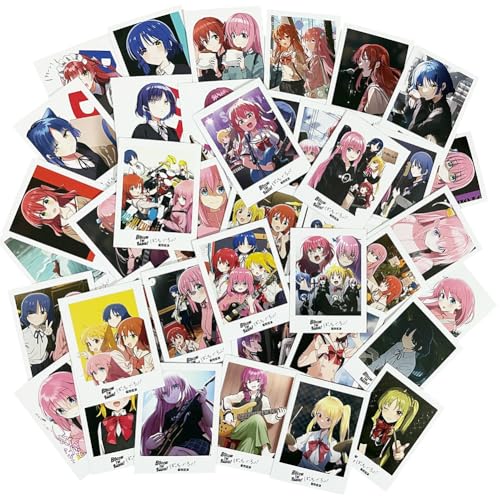 Anime-Postkarten-Set, 40 Stück, Gotō Hitori/Ijichi Nijika/Kita Ikuyo Figuren, Anime-Poster, Manga-Postkarte, Dekoration, Schlafzimmer, Mini-Karten, Geschenk für Fans Anime-Postkarten-Set, 40 Stück, Gotō Hitori/Ijichi Nijika/Kita Ikuyo Figuren, Anime-Poster, Manga-Postkarte, Dekoration, Schlafzimmer, Mini-Karten, Geschenk für Fans von Jiumaocleu