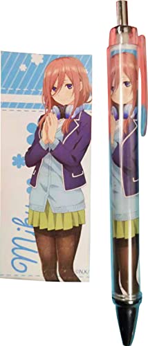 Quintuplets Gelschreiber, Anime-Charaktere, schwarze Tinte, 0,5 mm, für Schule, Büro, für Cartoon-Manga-Fans, Schwarz, 5 Stück Quintuplets Gelschreiber, Anime-Charaktere, schwarze Tinte, 0,5 mm, für Schule, Büro, für Cartoon-Manga-Fans, Schwarz, 5 Stück von Jiumaocleu