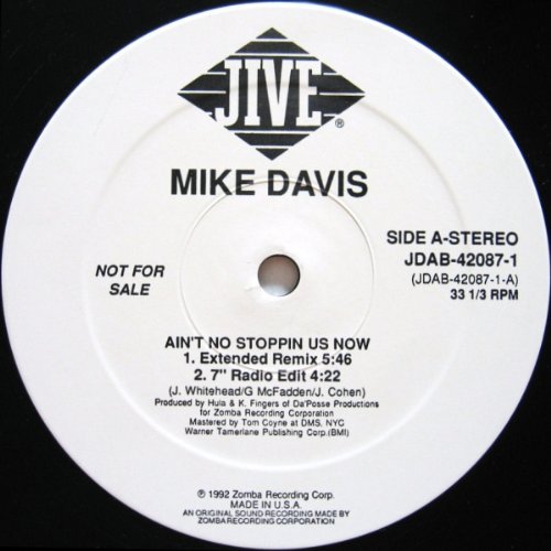 Ain't No Stoppin Us Now [Vinyl LP] von Jive
