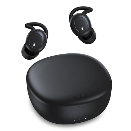 Jiwuchuangan L29 Schlaf Kopfhörer, Bluetooth Kopfhörer in Ear mit Geräuschisolierung, Mini Kabellos Schlaf-Ohrhörer mit Mikrofon und Lautstärkeregler, Unsichtbare Earbuds für Seitenschläfer (L29B_3) Jiwuchuangan L29 Schlaf Kopfhörer, Bluetooth Kopfhörer in Ear mit Geräuschisolierung, Mini Kabellos Schlaf-Ohrhörer mit Mikrofon und Lautstärkeregler, Unsichtbare Earbuds für Seitenschläfer (L29B_3) von Jiwuchuangan