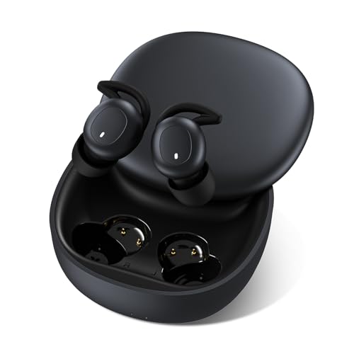 Jiwuchuangan Schlaf Kopfhörer, Schlafkopfhörer Bluetooth 5.3 Geräuschunterdrückung, Ohrhörer zum Schlafen mit 27 Stunden Akkulaufzeit, Unsichtbare Kopfhörer für Schlaf Jiwuchuangan Schlaf Kopfhörer, Schlafkopfhörer Bluetooth 5.3 Geräuschunterdrückung, Ohrhörer zum Schlafen mit 27 Stunden Akkulaufzeit, Unsichtbare Kopfhörer für Schlaf von Jiwuchuangan