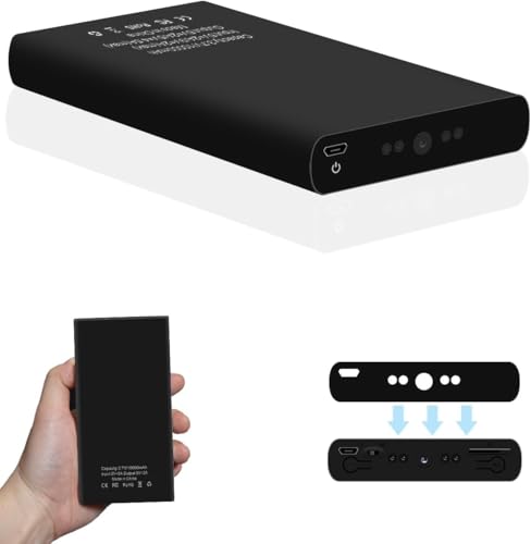 Jiyibidi Mini Überwachungskamera,10000mAh Powerbank Kamera, HD 1080P tragbare kleine Nanny Cam Sicherheitskamera mit Bewegungsmelder Nachtsicht für Sicherheit Jiyibidi Mini Überwachungskamera,10000mAh Powerbank Kamera, HD 1080P tragbare kleine Nanny Cam Sicherheitskamera mit Bewegungsmelder Nachtsicht für Sicherheit von Jiyibidi