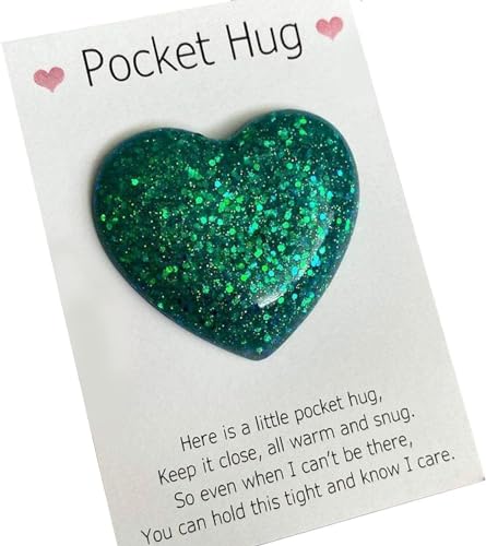 Jizlan Grüne Mini-Taschenumarmung mit Grußkarten, kleines Herz, Taschenumarmung, niedliche Taschenumarmung, Dekoration, Geschenke für Geburtstag, Erntedankfest, Valentinstag, Grußkarten Jizlan Grüne Mini-Taschenumarmung mit Grußkarten, kleines Herz, Taschenumarmung, niedliche Taschenumarmung, Dekoration, Geschenke für Geburtstag, Erntedankfest, Valentinstag, Grußkarten von Jizlan