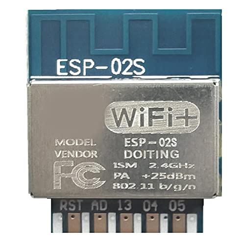 Jkapagzy Wi-Fi-Modul ESP-02S TYWE2S Serieller Port zu WLAN-Funkmodul, transparente Übertragung mit ESP8266 für Smart kompatibel von Jkapagzy