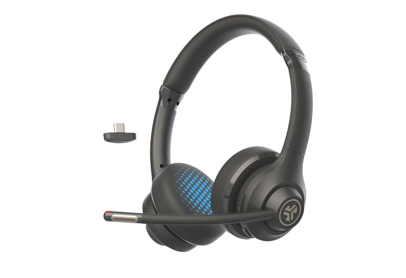 Jlab GO Work Over-Ear-Kopfhörer (Bluetooth 5, USB-C, Mikrofon) von Jlab