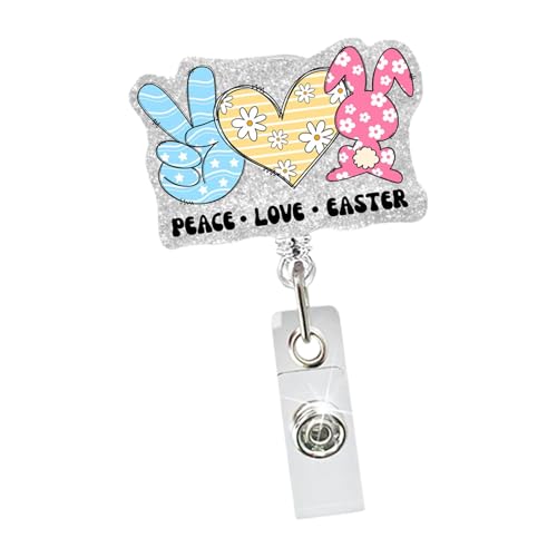 Badge Badge Pasquale Retraile, Besitzer des Osterabzeichens | Krankenhauskartenkarte | Ausweisclip mit Osterhasen mit einziehbarem für Arbeiter und Coll Badge Badge Pasquale Retraile, Besitzer des Osterabzeichens | Krankenhauskartenkarte | Ausweisclip mit Osterhasen mit einziehbarem für Arbeiter und Coll von Jlobnyiun