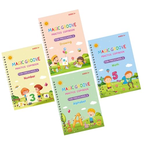 Jlobnyiun Alphabet Tracing Book - Grooved Handwriting Book Children Magic Copybooks, Handwriting Practice | Vorschule Learning Activities for Holiday Or Birthday, Copybook for ChildS Jlobnyiun Alphabet Tracing Book - Grooved Handwriting Book Children Magic Copybooks, Handwriting Practice | Vorschule Learning Activities for Holiday Or Birthday, Copybook for ChildS von Jlobnyiun