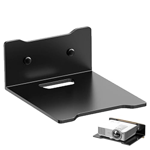 Jlobnyiun Kleines Wandregal für Kamera – Wandhalterung für Kamera, AV-Router-Halterung aus Metall unter dem TV für den Audio-Projektor von TV, Speicherhalterung für Player von Jlobnyiun