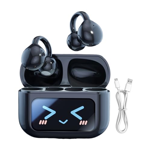 Jlobnyiun Kopfhörer mit Touchscreen, intelligente Kopfhörer – kabelloser Clip, intelligent, auf dem Kopfhörer, Übersetzung von KI Jlobnyiun Kopfhörer mit Touchscreen, intelligente Kopfhörer – kabelloser Clip, intelligent, auf dem Kopfhörer, Übersetzung von KI von Jlobnyiun