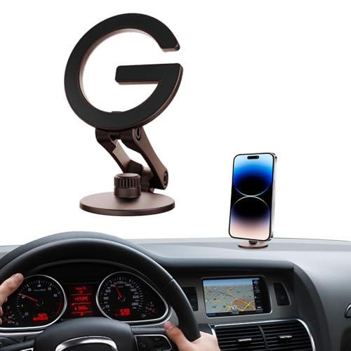 Jlobnyiun Magnetische Handyhalterung, Magnet für Handyhalterung fürs Auto, Armaturenbrett-Telefon aus Zinklegierung | 360-Grad-Rotation, Anti-Vibration Jlobnyiun Magnetische Handyhalterung, Magnet für Handyhalterung fürs Auto, Armaturenbrett-Telefon aus Zinklegierung | 360-Grad-Rotation, Anti-Vibration von Jlobnyiun