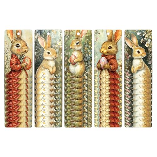 Jlobnyiun Ostertags mit Kette, Osterkorb-Tags, 50 Snackbeutel-Etiketten, festliche Hasen-Leckerei-Tüten für Osterfeiern für Bastelarbeiten Jlobnyiun Ostertags mit Kette, Osterkorb-Tags, 50 Snackbeutel-Etiketten, festliche Hasen-Leckerei-Tüten für Osterfeiern für Bastelarbeiten von Jlobnyiun