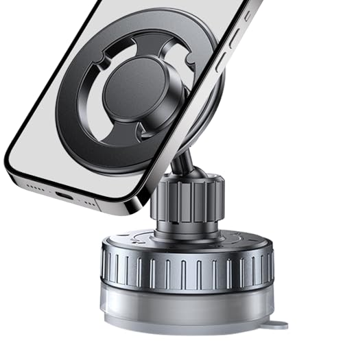 Jlobnyiun Vakuum Magnetischer Telefonständer, Vakuum Magnetischer Telefonhalter - Cradella Di Auto Kompakt Druck Smartphone SPACT, Flexibel Smartphone Handy Jlobnyiun Vakuum Magnetischer Telefonständer, Vakuum Magnetischer Telefonhalter - Cradella Di Auto Kompakt Druck Smartphone SPACT, Flexibel Smartphone Handy von Jlobnyiun