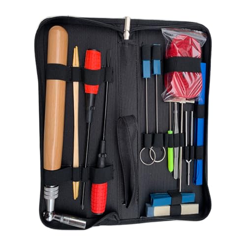 Klavier Tuning-Set, Klavier Tuning-Set - Professionelles Klavierstimmset mit 16 Teilen Schlüsselset für die Einstellung | Werkzeugset für die Einstellung für Klavier Tuning-Set, Klavier Tuning-Set - Professionelles Klavierstimmset mit 16 Teilen Schlüsselset für die Einstellung | Werkzeugset für die Einstellung für von Jlobnyiun