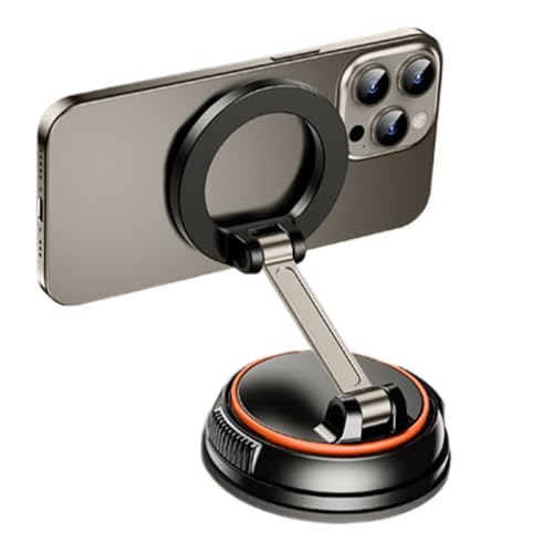 Magnetische Telefonhalterung für Mobiltelefone, magnetische Armaturenbrett-Halterung | Kompakte Telefonhalterung mit starkem Vakuummagnet und Clip-Basis für den Innenbereich Magnetische Telefonhalterung für Mobiltelefone, magnetische Armaturenbrett-Halterung | Kompakte Telefonhalterung mit starkem Vakuummagnet und Clip-Basis für den Innenbereich von Jlobnyiun