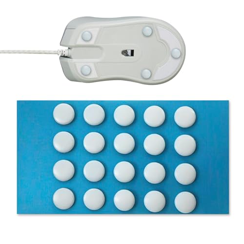 Mausfüße Aufkleber – rutschfeste Aufkleber für Maus, ultra-glatte Ersatzpads | Hochleistungs-Gleitzubehör, verbessert die Reaktionsfähigkeit und Präzision für Videospiele von Jlobnyiun