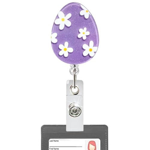 Oster-Ausweis-Spule, Oster-Ausweis-Spule mit Clip – unverwechselbar für die Krankenschwester für Oster-Deko-Etikett, Dekoration für die Schnalle aus Acryl Oster-Ausweis-Spule, Oster-Ausweis-Spule mit Clip – unverwechselbar für die Krankenschwester für Oster-Deko-Etikett, Dekoration für die Schnalle aus Acryl von Jlobnyiun