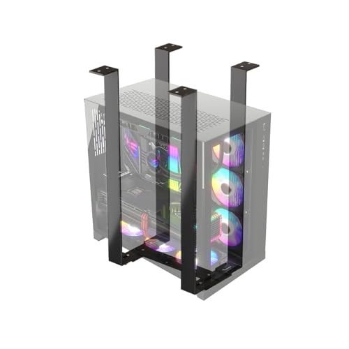 PC-Halterung unter dem Schreibtisch, verstellbare Stahlhalterung, Computerturm-Halterung | offener Rahmenkoffer mit Installationsfunktion und organisiertem Arbeitsbereich, Standregal PC-Halterung unter dem Schreibtisch, verstellbare Stahlhalterung, Computerturm-Halterung | offener Rahmenkoffer mit Installationsfunktion und organisiertem Arbeitsbereich, Standregal von Jlobnyiun