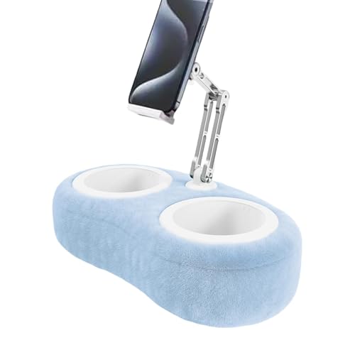 Pillow Holder - Tablet-Ständer, Lese-Tablet-Halterung im Bett | Kissen-Ständer mit Snackschale, bequemer Kissen-Halter für Tablet, Telefon, Auge Pillow Holder - Tablet-Ständer, Lese-Tablet-Halterung im Bett | Kissen-Ständer mit Snackschale, bequemer Kissen-Halter für Tablet, Telefon, Auge von Jlobnyiun