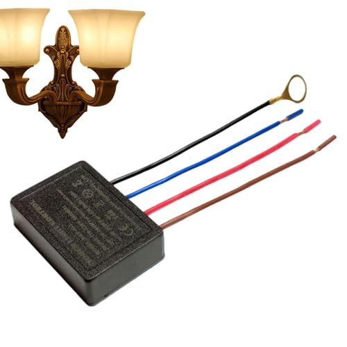 Touch-Sensor-Dimmer, Touch-Lampen-Ersatzsensor | 3-Wege-Touch-Lichtdimmer, Dimmlampensensor | Steuermodul Stufenloser Multifunktionaler Ersatzsensor Für Wandleuchten von Jlobnyiun