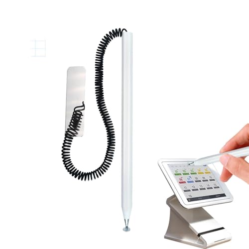 Touchscreen-Eingabestift – Hochpräziser kapazitiver Stift Tablet-Zubehör | Schlanker Disc-Eingabestift für Tablet, kompatibel mit Smartphones und Touchscreens, präzises Werkzeug zum Zeichnen Touchscreen-Eingabestift – Hochpräziser kapazitiver Stift Tablet-Zubehör | Schlanker Disc-Eingabestift für Tablet, kompatibel mit Smartphones und Touchscreens, präzises Werkzeug zum Zeichnen von Jlobnyiun