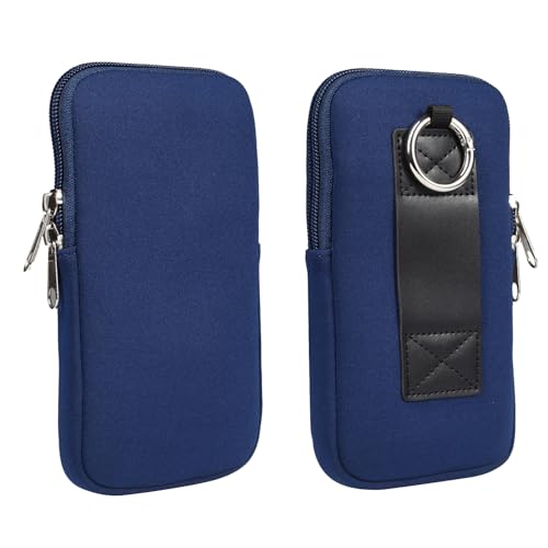 Neopren-Handyhülle, Reißverschluss, Gürteltasche, Holster, Hüfttasche, Beutelhalter für iPhone 16 Pro Max, Google Pixel 8 Pro, Samsung Galaxy A16, A05, A55, A06, A26, A05s, S25 Ultra, S24 Ultra (Blau Neopren-Handyhülle, Reißverschluss, Gürteltasche, Holster, Hüfttasche, Beutelhalter für iPhone 16 Pro Max, Google Pixel 8 Pro, Samsung Galaxy A16, A05, A55, A06, A26, A05s, S25 Ultra, S24 Ultra (Blau von Jlyifan