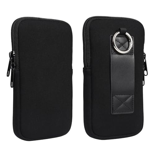Neopren-Handyhülle, Reißverschluss, Gürteltasche, Holster, Hüfttasche, Beutelhalter für iPhone 16 Pro Max, Google Pixel 8 Pro, Samsung Galaxy A16 A05 A55 A06 A26 A05s S25 Ultra S24 Ultra (Schwarz, XL) Neopren-Handyhülle, Reißverschluss, Gürteltasche, Holster, Hüfttasche, Beutelhalter für iPhone 16 Pro Max, Google Pixel 8 Pro, Samsung Galaxy A16 A05 A55 A06 A26 A05s S25 Ultra S24 Ultra (Schwarz, XL) von Jlyifan