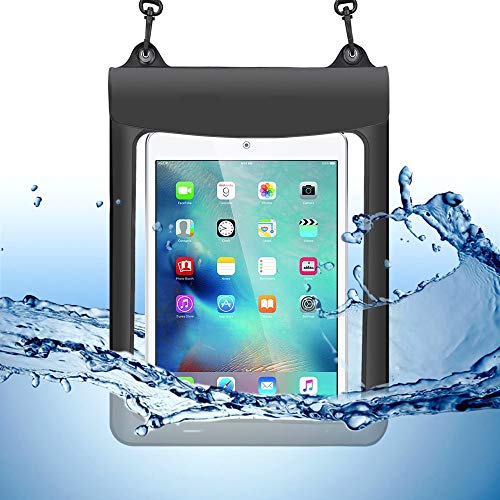 Schwimmbad wasserdichte Tasche Dry Bags Case für Samsung Galaxy Tab S5e (SM-T720/725 10.5 / Tab A 10.1 (2019) 10.1 / Lenovo Tab M10 HD 10.1 / iPad Air 10.5 / iPad Pro 11 (schwarz) von Jlyifan