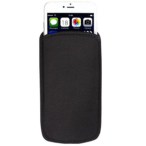 Universelle Neopren-Handyhülle, stoßdämpfend, für iPhone 16, iPhone 15, 14, 13 Pro, iPhone 12, iPhone SE, Samsung Galaxy S24, S23, S21, Google Pixel 8, 7a, 6a, 5, 4a von Jlyifan