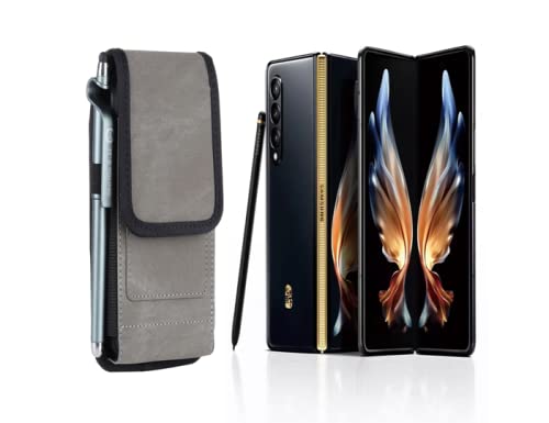 Vertikal Falten Handy Holster Gürtelclip Case Halter für Samsung Galaxy Z Fold 4 2022 / Z Fold 3 2021 / Galaxy Z Fold 2 / Galaxy Z Fold 5G von Jlyifan