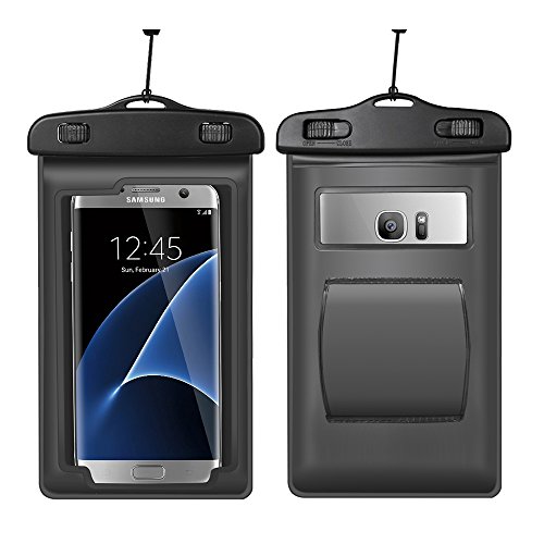 Wasserdichte Handytasche für LG G8s ThinQ / LG V50 V40 ThinQ / Huawei P30 P20 / Y7 / P Smart / Google Pixel 4 3a / Moto G Power / G8 Play / One Zoom schwarz Schwarz von Jlyifan