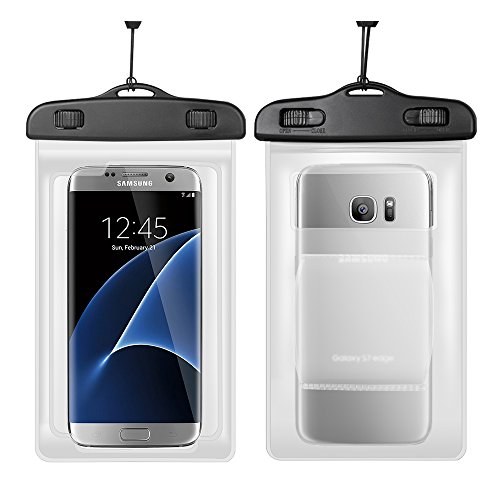 Wasserdichte Handytasche für LG G8s ThinQ / LG V50 V40 ThinQ / Huawei P30 P20 / Y7 / P Smart / Google Pixel 4 3a / Moto G Power / G8 Play / One Zoom weiß weiß von Jlyifan