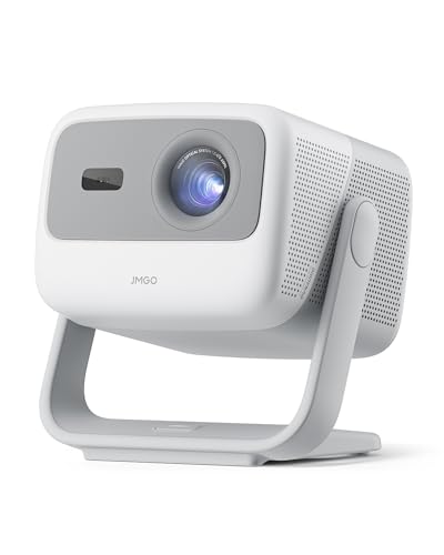 JMGO N1 Beamer, 1080P FHD Projektor, 800 CVIA Lumen Mini Beamer Outdoor, 150 Zoll Triple Laser 3D Beamer Heimkino, Kardanische Automatische Bildkorrektur, 2x5W Dynaudio Lautsprechern, Android TV 11.0 von JmGO