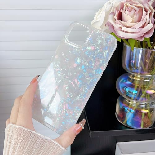 Jmltech Schutzhülle für iPhone 16 Pro, Silikon, weich, niedlich, stoßfest, Glitzer, für Damen und Mädchen, glitzernd, schmal, dünn von Jmltech