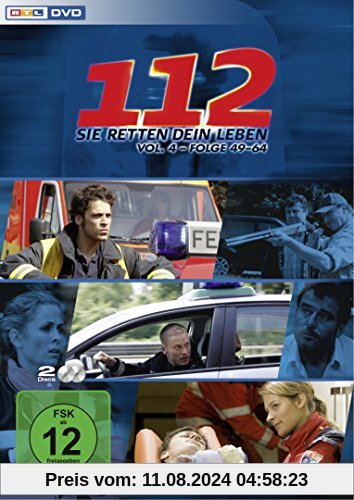 112 - Sie retten dein Leben, Vol. 4, Folge 49-64 [2 DVDs] von Joachim Raaf