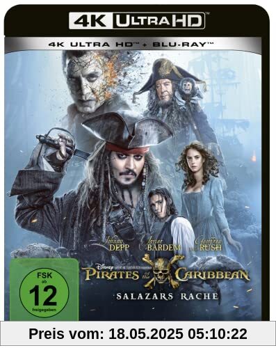 Pirates of the Caribbean 5 - Salazars Rache (4K Ultra HD) (+ Blu-ray 2D) von Joachim Ronning
