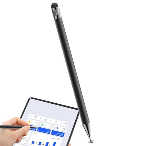 Silikon-Touch-Stift – Silikon-Disc-Bildschirm-Touch-Signatur-Stift | Sensibler Touch-Schreibstift | Touchscreen-Eingabestift-Set | Aluminium-Touchscreen-Eingabestift Für Arbeit, Unterhaltung, Studium Silikon-Touch-Stift – Silikon-Disc-Bildschirm-Touch-Signatur-Stift | Sensibler Touch-Schreibstift | Touchscreen-Eingabestift-Set | Aluminium-Touchscreen-Eingabestift Für Arbeit, Unterhaltung, Studium von Joberio