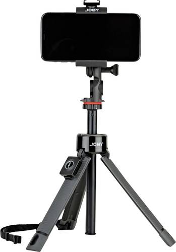 JOBY GripTight™ PRO TelePod™ Tripod 1/4 Zoll Arbeitshöhe=20.8 - 63.5cm Schwarz Für Smartphones von Joby