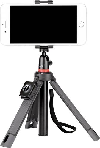 JOBY TelePod™ Mobile Tripod 1/4 Zoll Schwarz inkl. Smartphonehalter, Kugelkopf von Joby