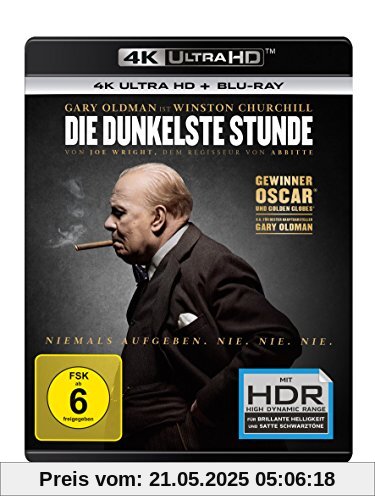 Die dunkelste Stunde (4K Ultra HD) (+ Blu-ray) von Joe Wright