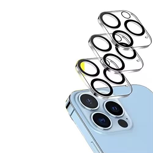JoeJessi Pack of 3 Camera Protective Glass Compatible with iPhone 16/iPhone 16 pro max Protection [10S Quick Installation] Scratch-Resistant, 9H Hardness, HD Clear, Full Camera Protection von JoeJessi