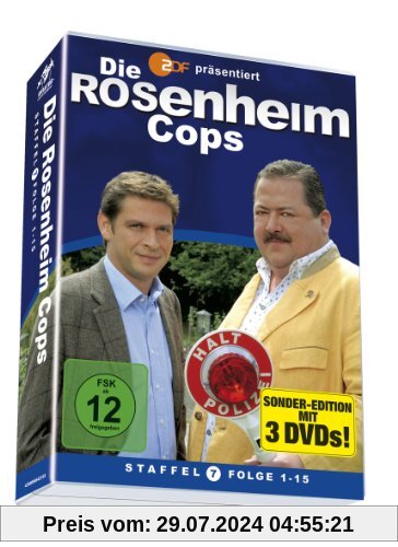 Die Rosenheim Cops - Staffel 7/Folge 01-15 auf 3 DVDs!!! von Jörg Schneider