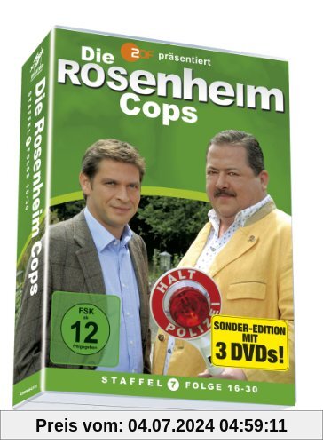 Die Rosenheim Cops - Staffel 7/Folge 16-30 auf 3 DVDs!!! von Jörg Schneider