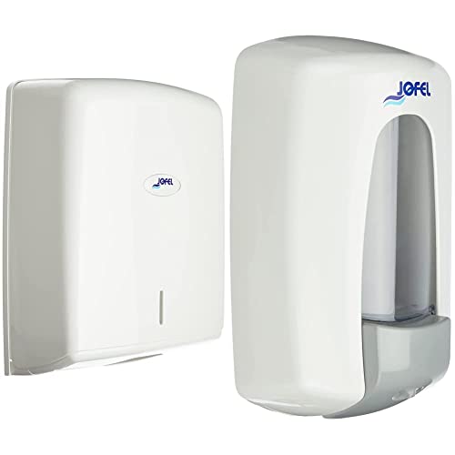 Jofel AH37000 - HANDTUCHSPENDER Z-FALZ SMART ABS WEISS & AC70000 - SEIFENSPENDER FREI BEFÜLLBAR AITANA WEISS Jofel AH37000 - HANDTUCHSPENDER Z-FALZ SMART ABS WEISS & AC70000 - SEIFENSPENDER FREI BEFÜLLBAR AITANA WEISS von Jofel