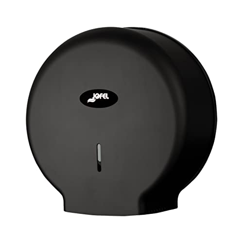 Mittelgroßer Toilettenpapierhalter Smart Abs schwarz matt von Jofel
